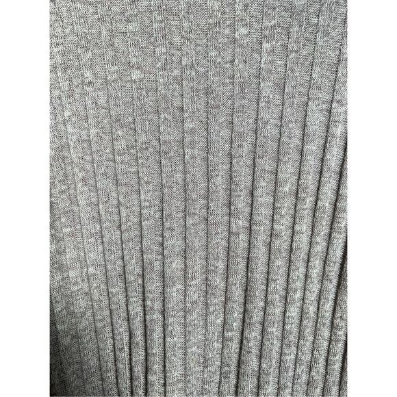 Free People Women’s Mock Neck Ribbed Pullover Sweater Taupe Size XS - Picture 6 of 7